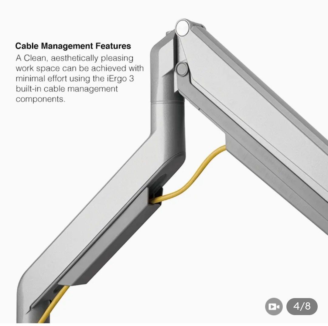 3 arm Monitor stand Ergo, Computers & Tech, Office & Business