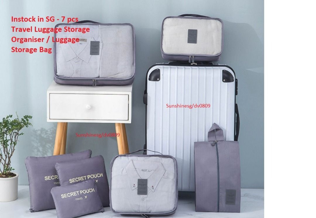 Hand luggage organiser top