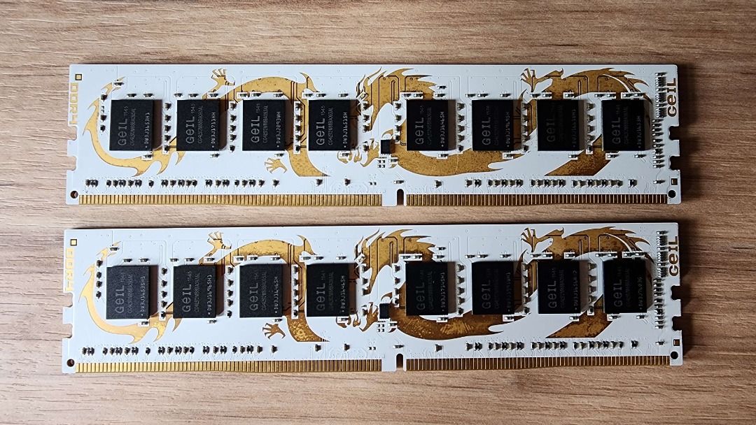 8GB RAM 2 x GeIL DRAGON RAM DDR4 4GB CL14 2400Mhz Computers