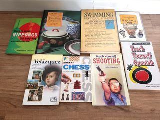 9 Assorted Books (Art, Spanish, Japanese, Chess, etc.)
