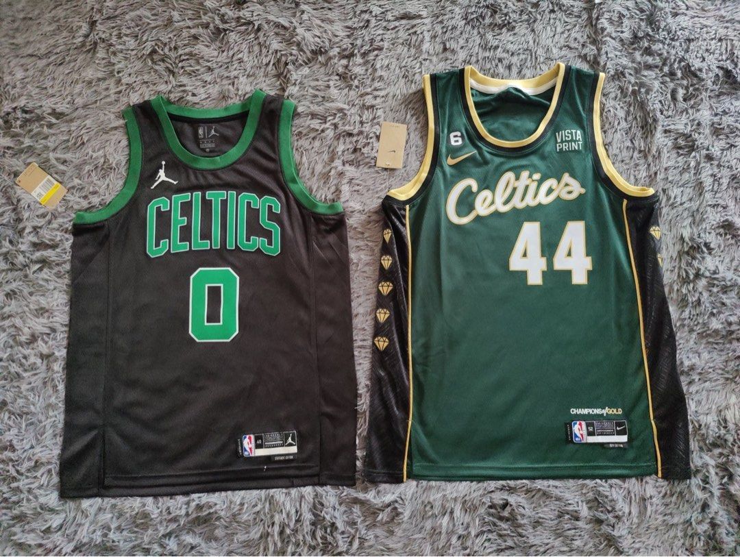 100% Authentic Jason Tatum Nike City Edition Celtics Jersey 44 M VistaPrint