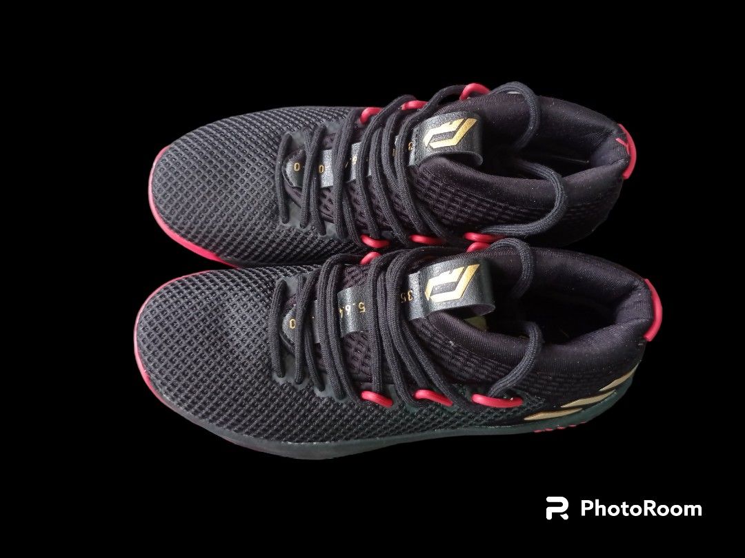 Adidas dame top 4 black gold