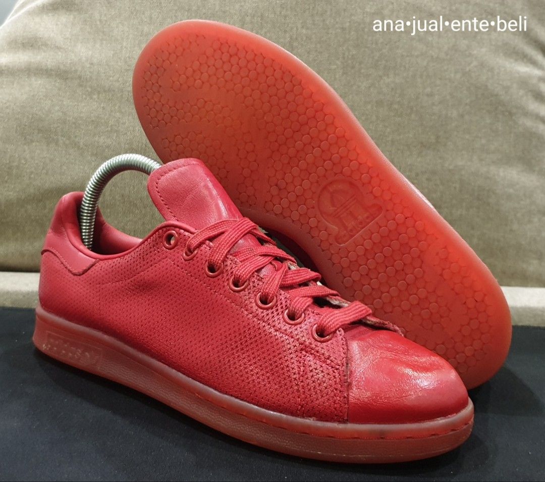 Adidas stan smith total red cheap