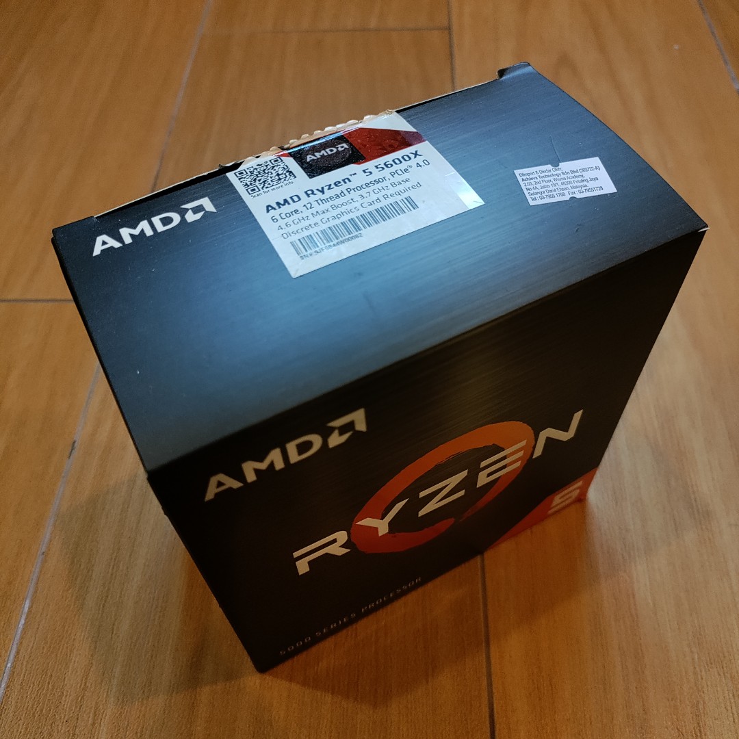 AMD Ryzen 5 5600X Full Box Set, Computers & Tech, Parts 