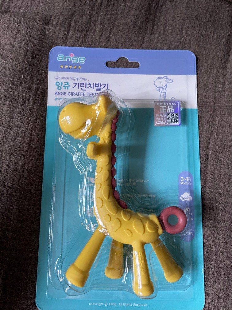 Ange Giraffe Teether Babies Kids Infant Playtime on Carousell