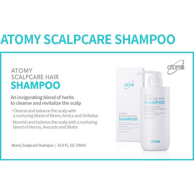 Atomy Scalp Care Shampoo (500ml), Beauty & Personal Care, Hair on Carousell