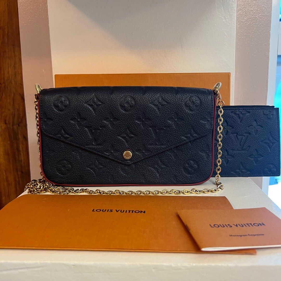 Authentic LV Card Wallet Black Empreinte, Luxury, Bags & Wallets on  Carousell