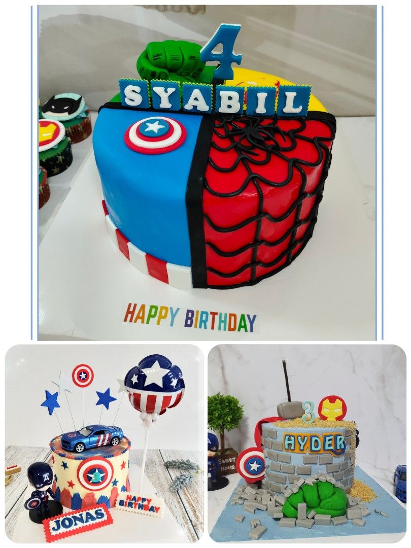 Avengers Birthday Cake | Avengers birthday cakes, Marvel birthday cake,  Birthday cake pictures