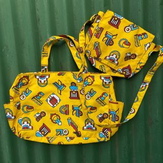 Yellow Bape Milo Duffle Bag for Sale by RoseannToler