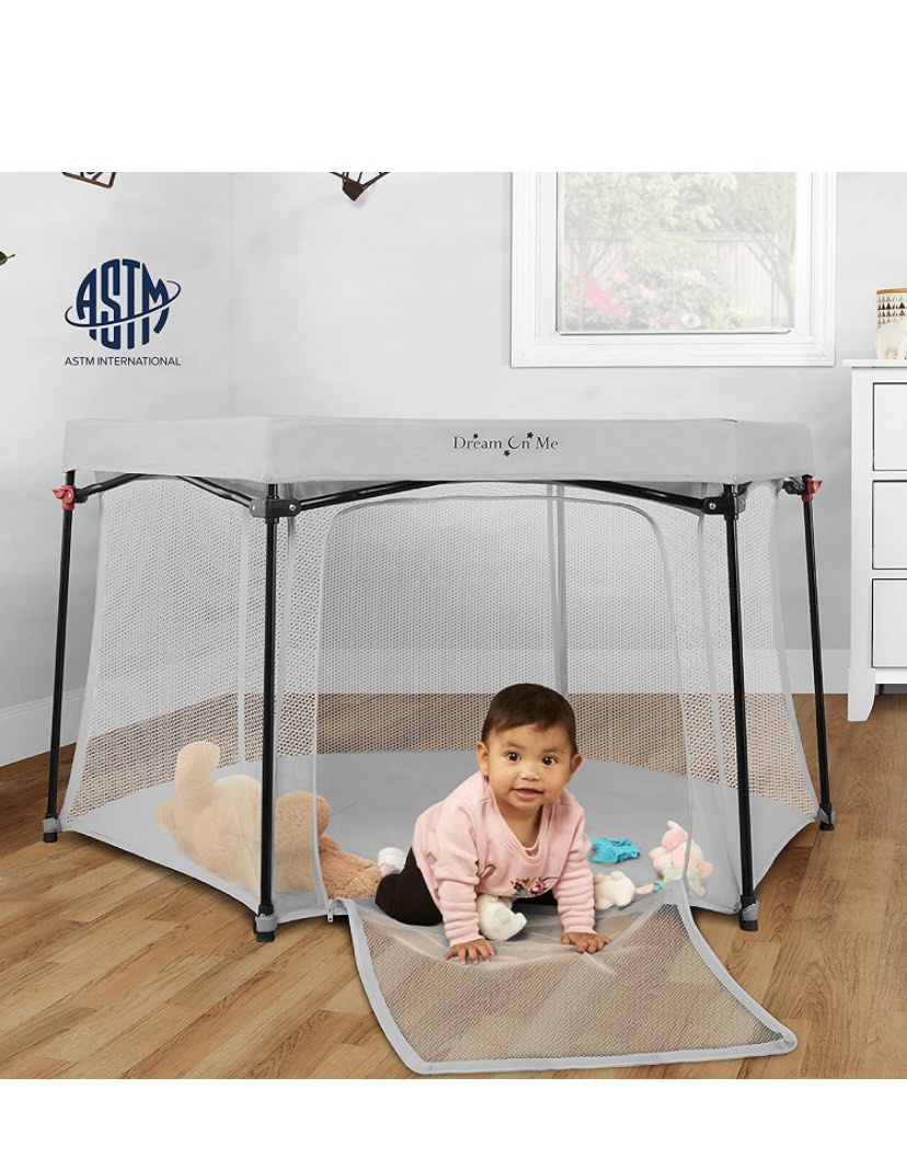 Baby Playpen Play Yard Dream On Me Onyx Babies Kids Infant