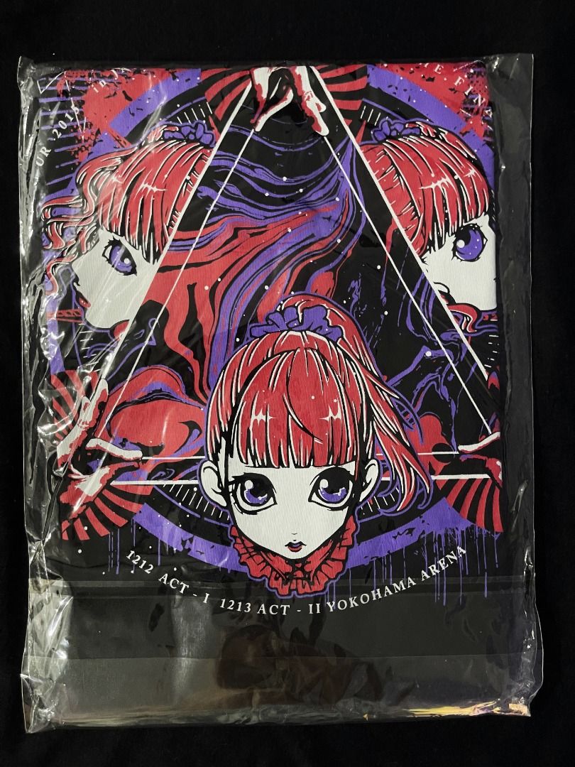 BABYMETAL T-shirt Trinity FFT ver. TEE (JP, Size L), Men's Fashion