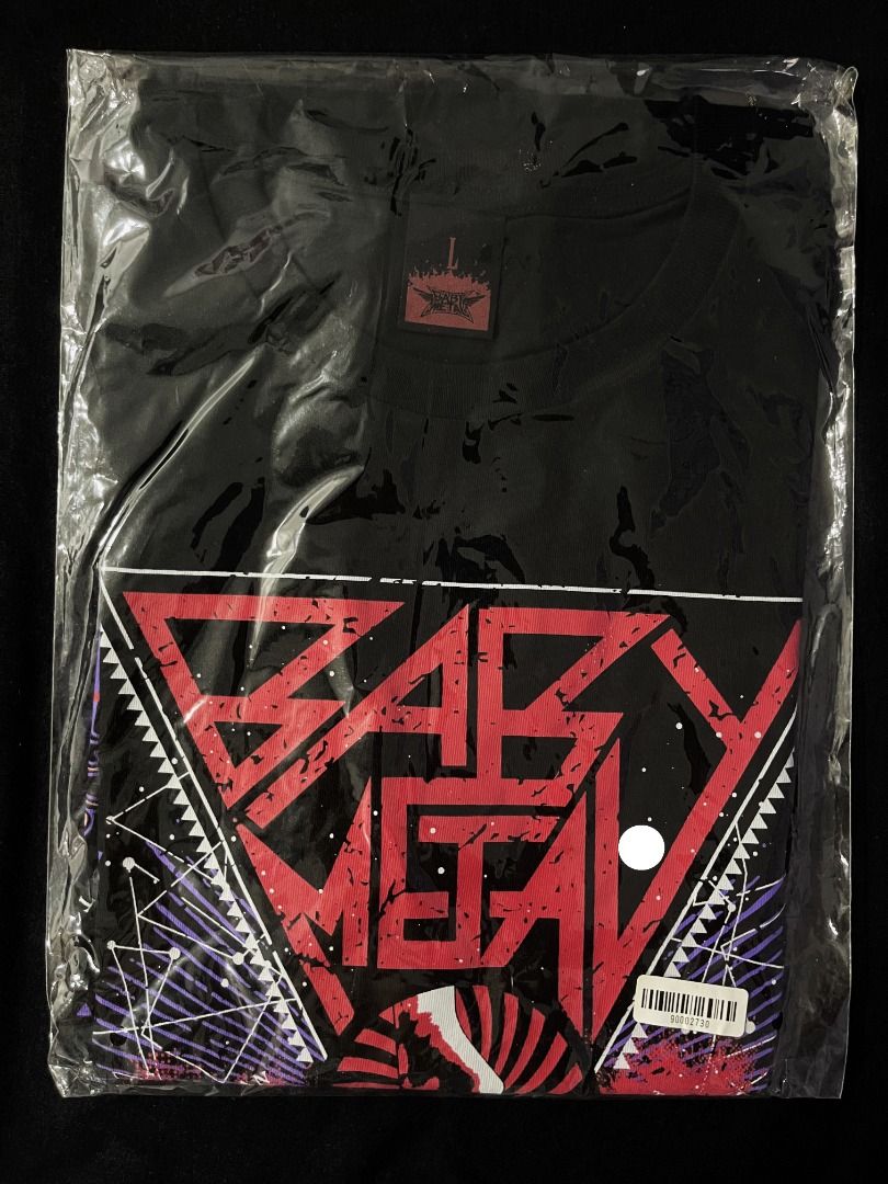 BABYMETAL T-shirt Trinity FFT ver. TEE (JP, Size L), Men's Fashion