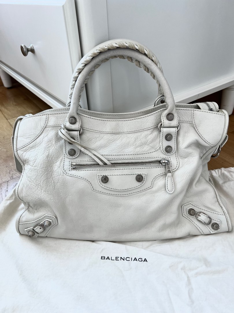 Balenciaga classic city white clearance