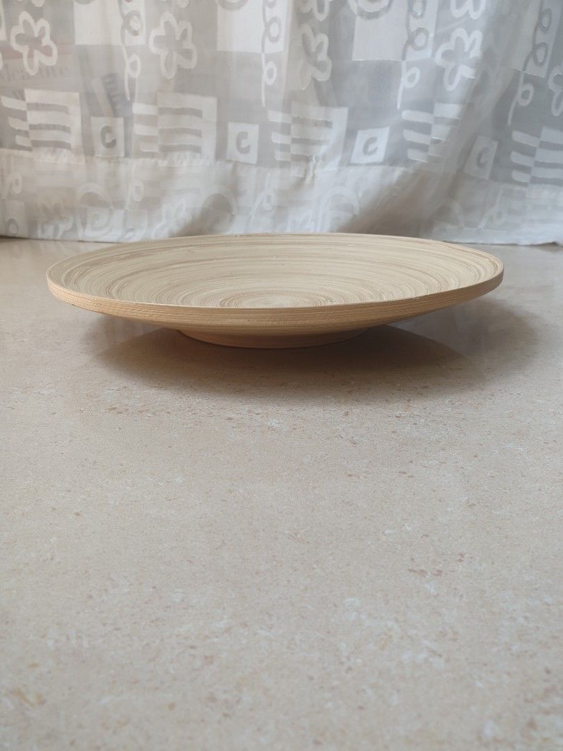 Bamboo fruit bowl IKEA Hultet, Furniture & Home Living, Home Decor