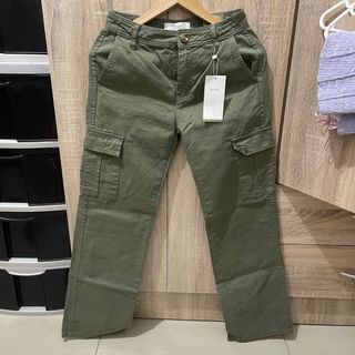 Bershka Army Green Cargo Pants / Jeans / Trousers