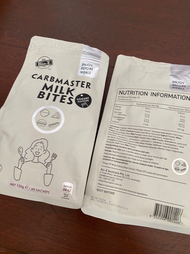 Bio E Carbmaster Milk Bites Yogurt 60 Sachets 120g, Food ...