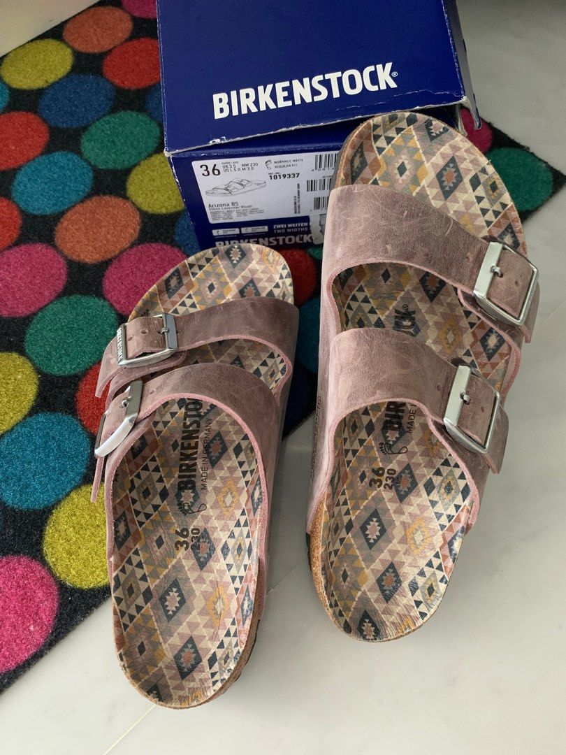 Birkenstock arizona top lavender blush