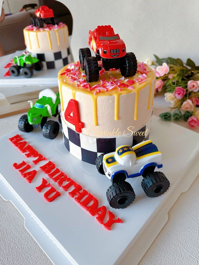 Blaze and the Monster Machines | Sweet Tops - Personalised, Edible Cake  Toppers and Gifts
