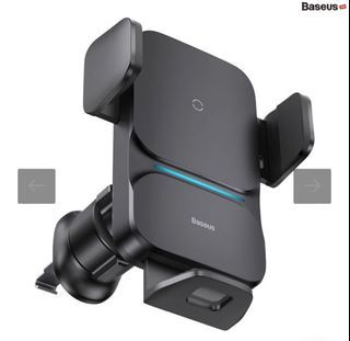 [BNIB] Baseus Qi 15W Wireless car mount wisdom auto alignment wireless mount and holder charger