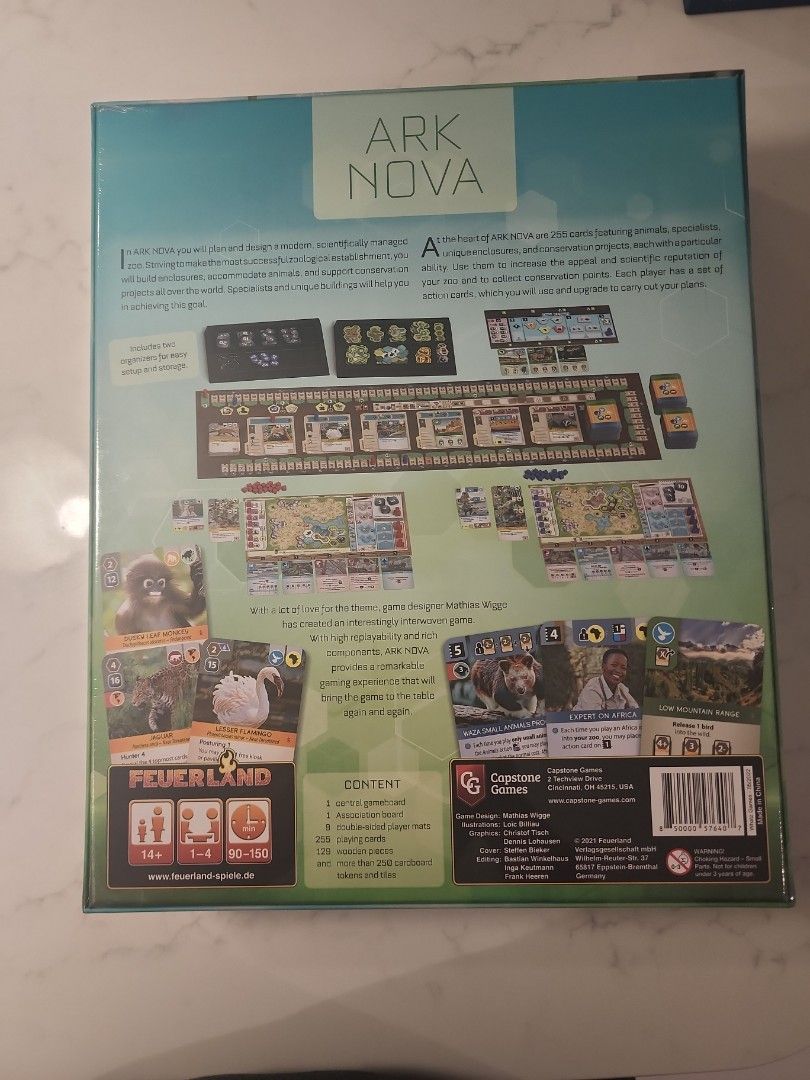 Ark Nova Review - Board Game Quest
