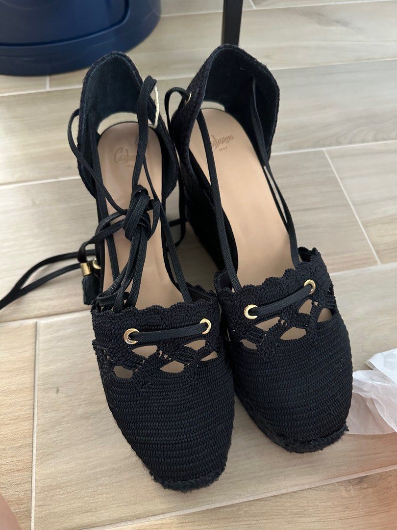 Castaner black espadrilles store