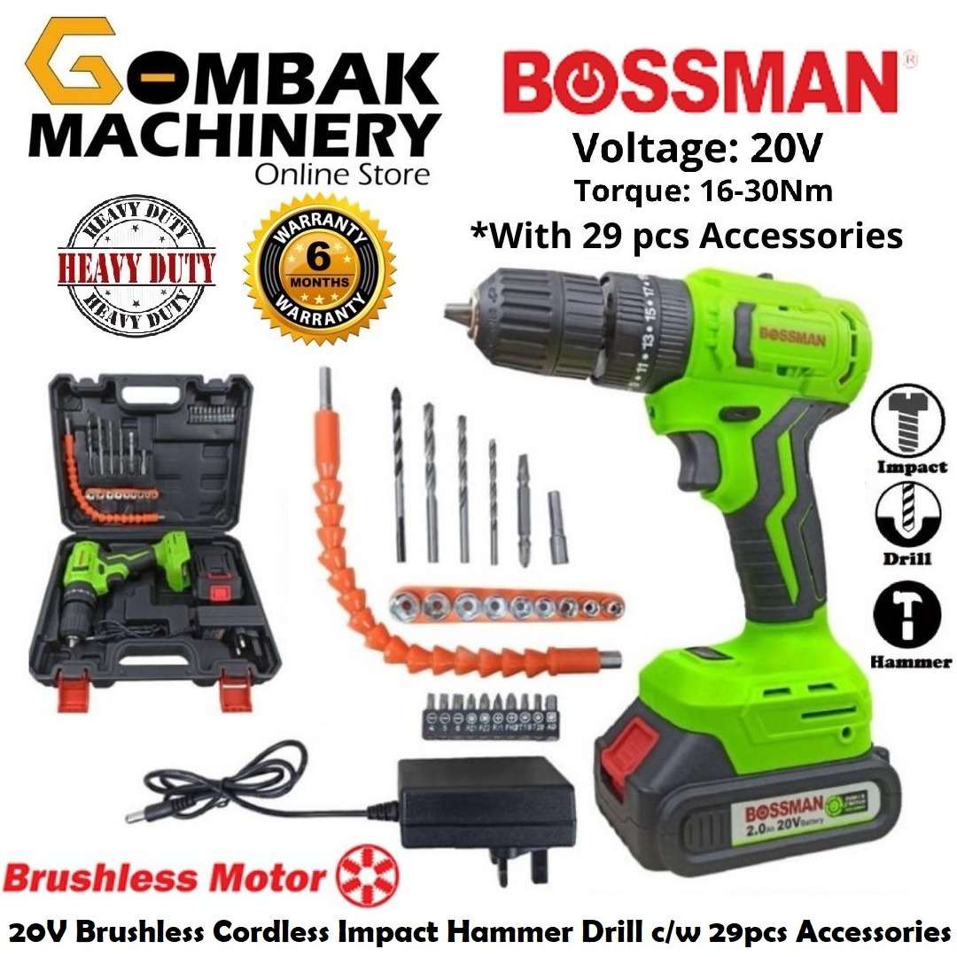 Bossman clearance cordless drill