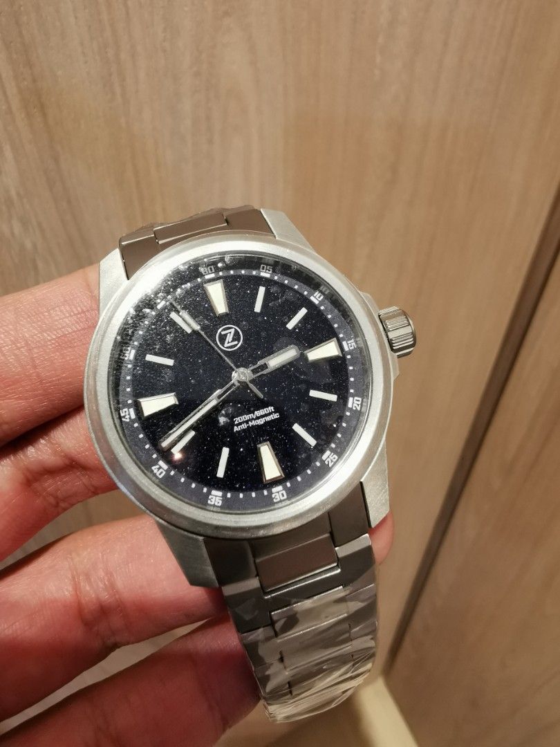 Zelos Aurora Aventurine 38mm Titanium Sapphire Crystal, Luxury, Watches on Carousell