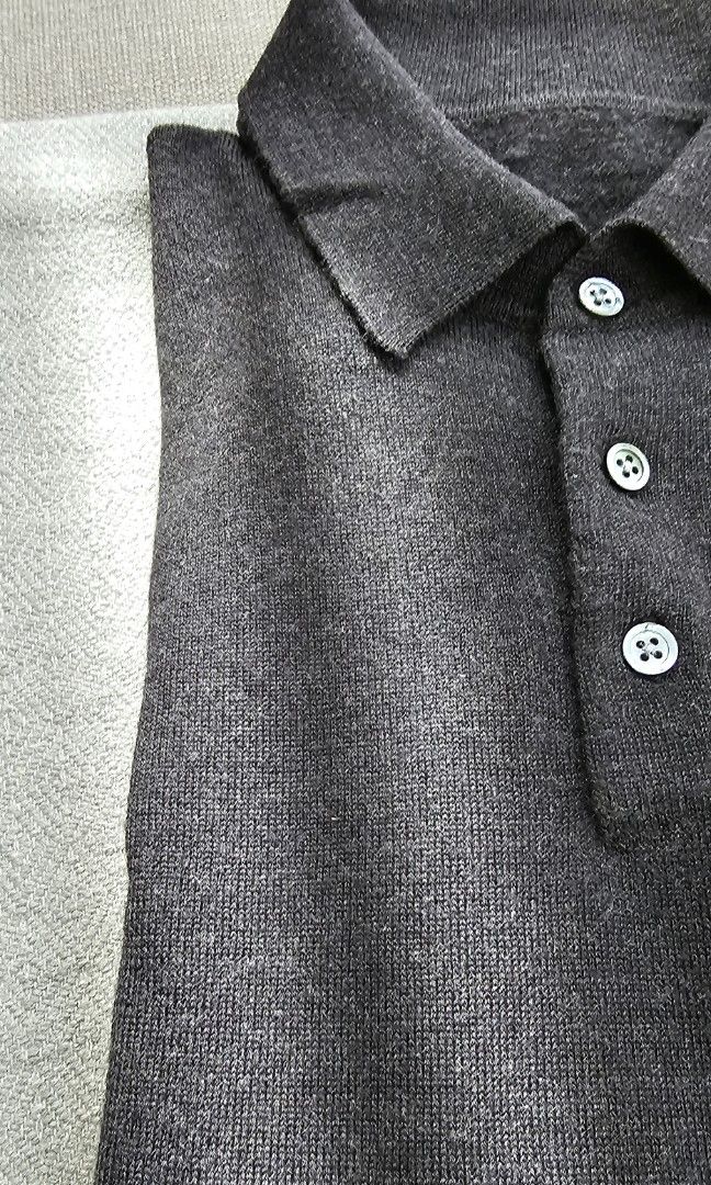 Brooks brothers extra fine merino 黒 - トップス