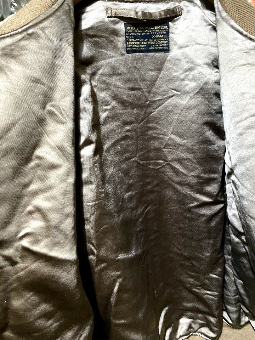 Buzz Rickson L-2B Flight Bomber Jacket, Men's Fashion, Coats, Jackets ...