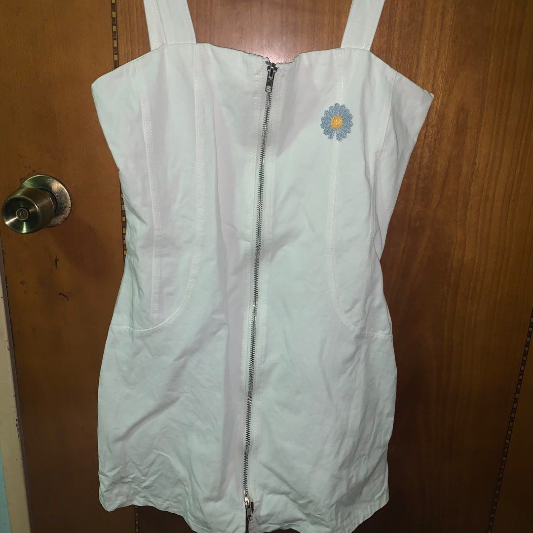 White sale canvas dress