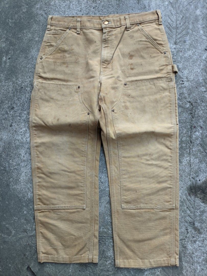 Carhartt Double Knee Carpenter pants (Category: Jeans) located in Leyte. Submitted by johnmullergames (Listing ID 1231667769, Image 1). Description: Size 36 39 Length Altered length.