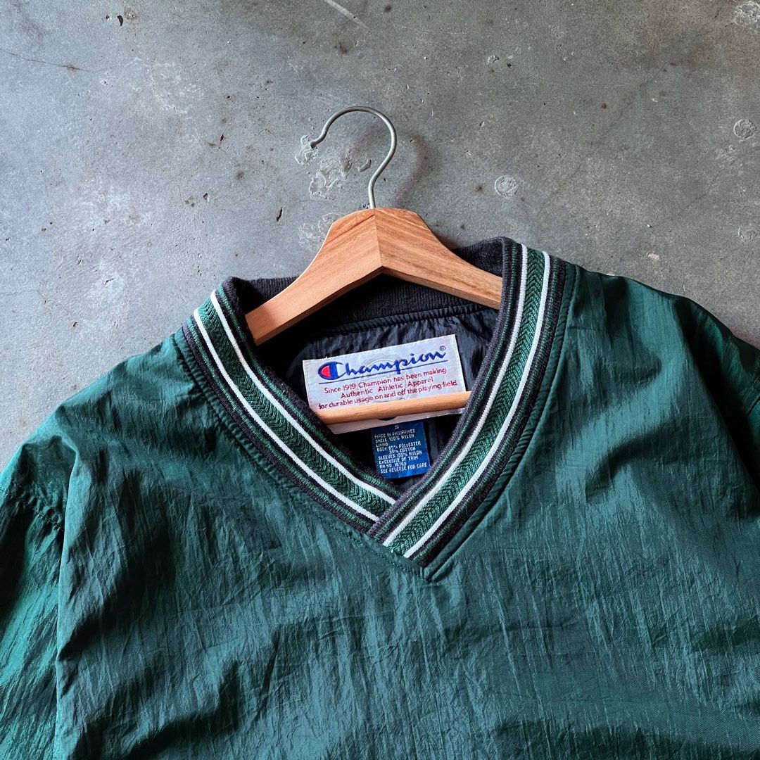 Champion v neck windbreaker sale