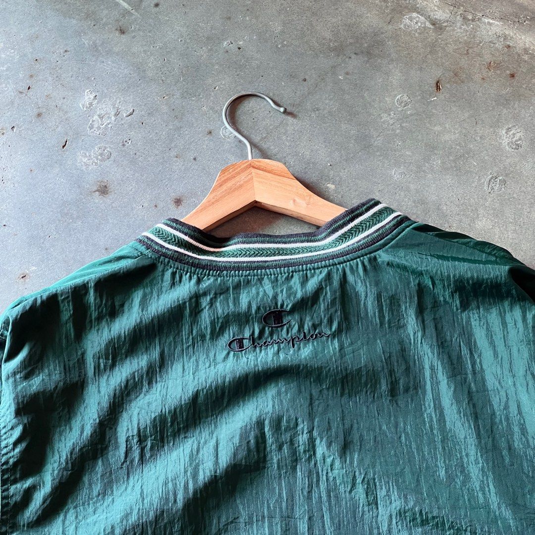 Champion v neck windbreaker discount