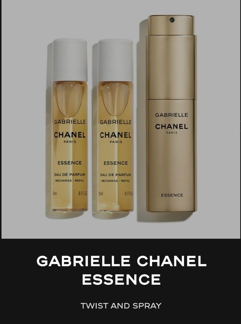 CHANEL GABRIELLE ESSENCE TWIST & SPRAY 3 x 20ml, Beauty & Personal