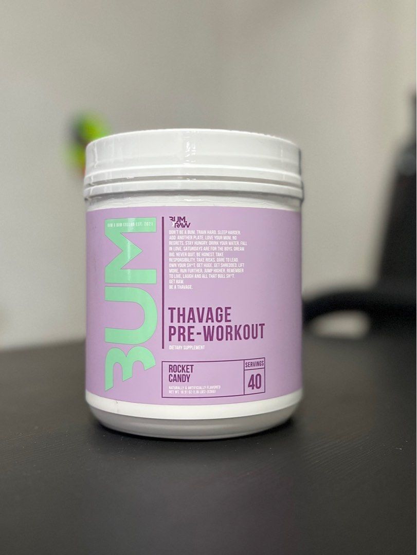 Chris Bumstead Cbum Thavage PreWorkout Rocket Candy flavour RAW
