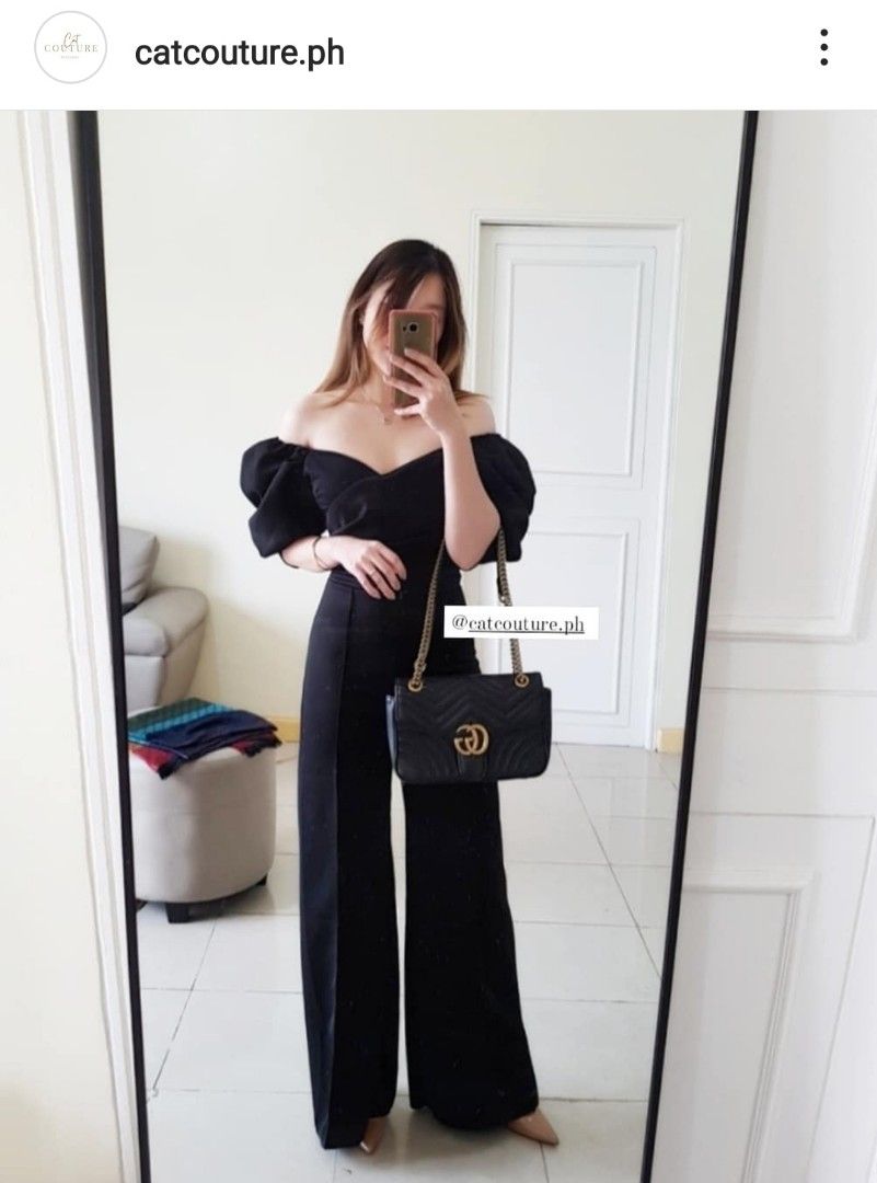  Black Formal Jumpsuit