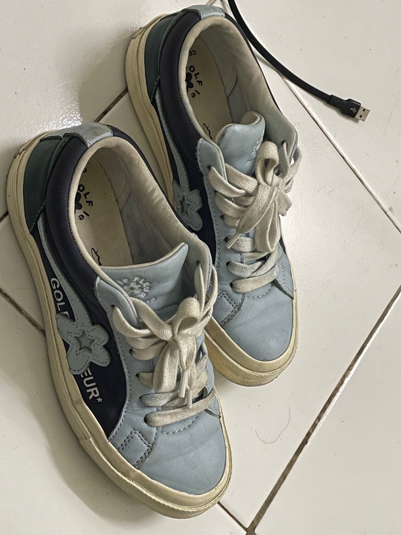 converse x golf la fleur, Women's Fashion, Footwear, Sneakers on Carousell