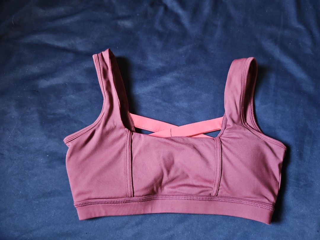 Corset Bra in crimson, Women's Fashion, Activewear on Carousell