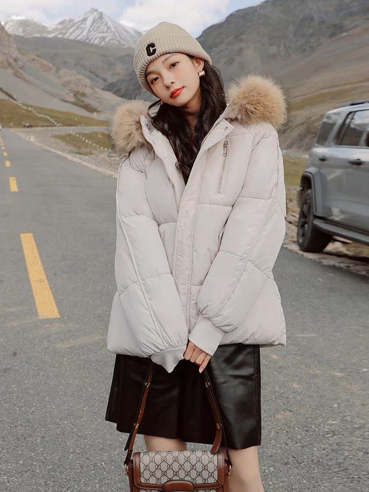 Puffy coat with best sale hood