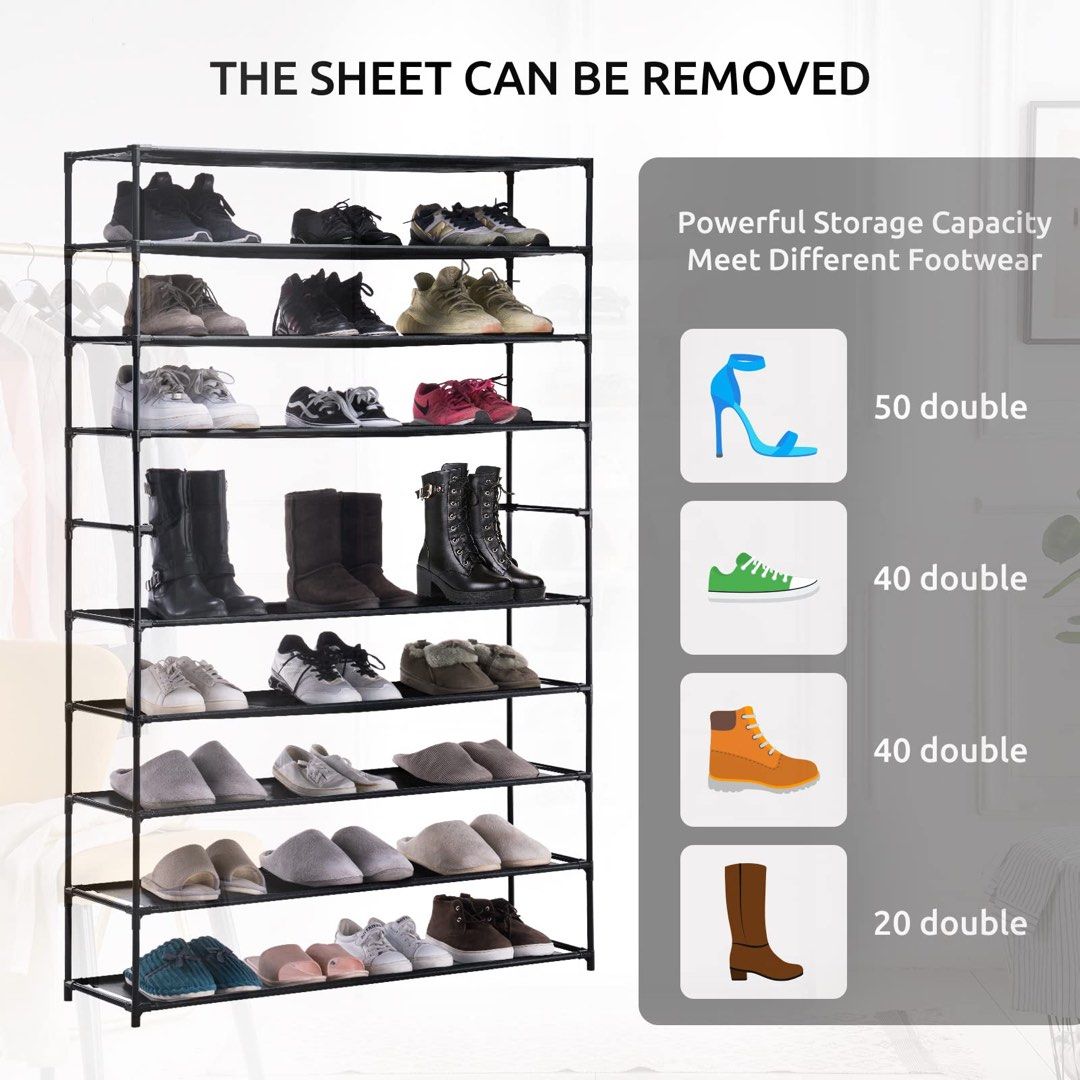 Customizable shoe rack, Furniture & Home Living, Furniture, Shelves ...