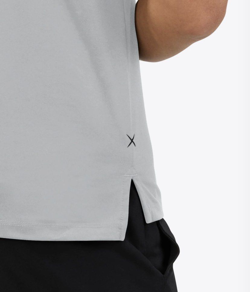 Basic Longline Split Hem T-Shirt