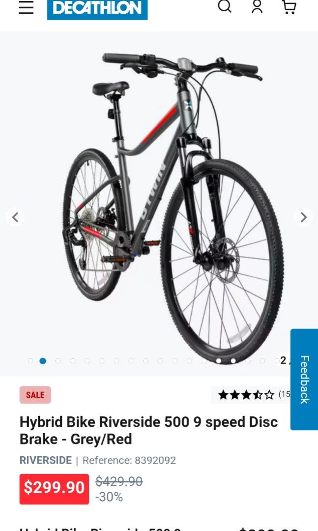 Decathlon bike riverside 500 cheap