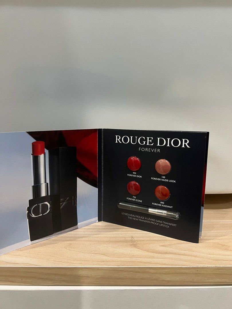 Dior rouge lip card Sampel terdiri dari bubble Exp 2025
