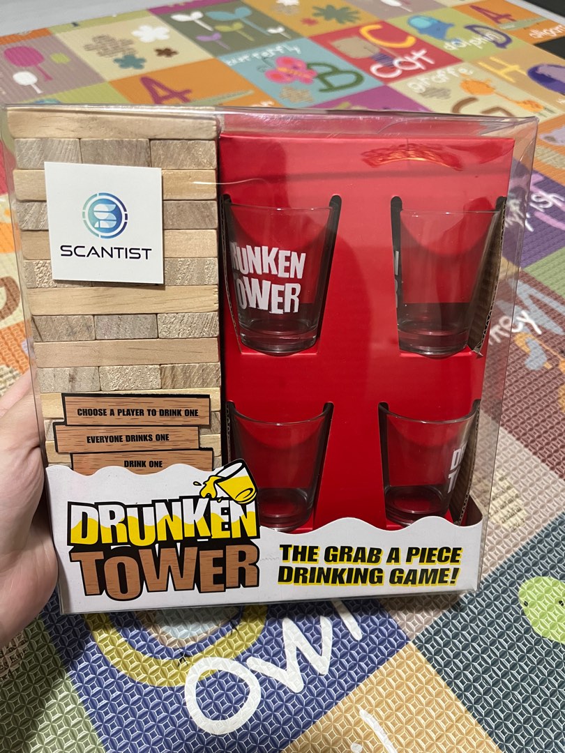 Drinking game Drunken Tower, Everything Else on Carousell