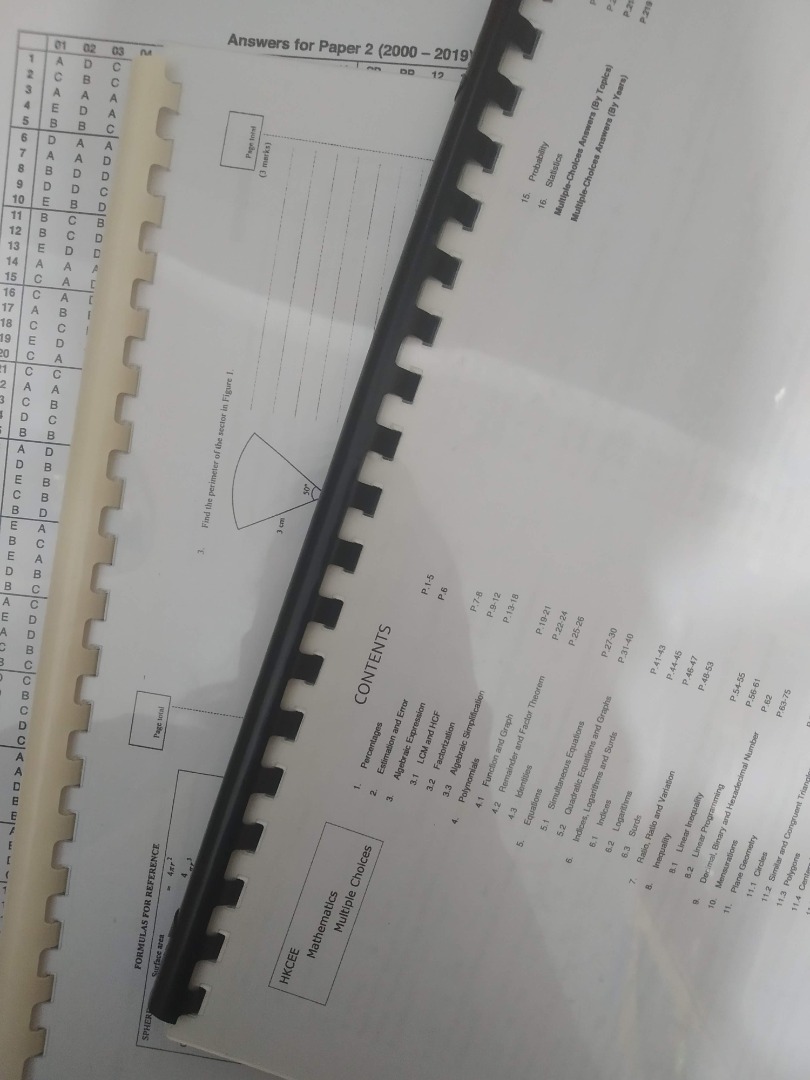 【dse參考書】 math past paper, 興趣及遊戲, 書本 & 文具, 補充練習 - Carousell