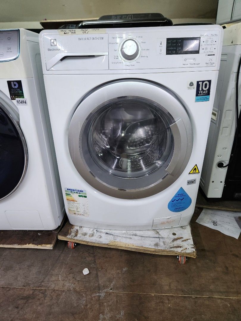 ELECTROLUX Washer & Dryer 7kg/5kg EWW12742, TV & Home Appliances
