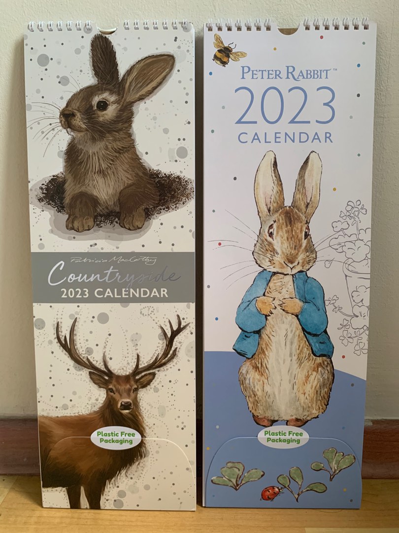 EXTREMELY UNIQUE Peter Rabbit & Countryside 2023 Calendars, Hobbies