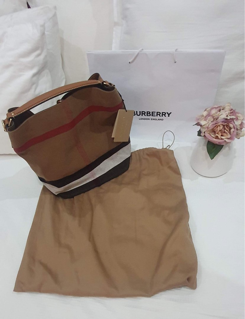 FOR SALE BURBERRY ASHBY BUCKET BAG Women s Fashion Bags Wallets Shoulder Bags on Carousell