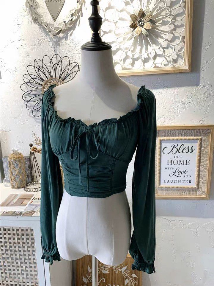 Green blouse sales forever 21