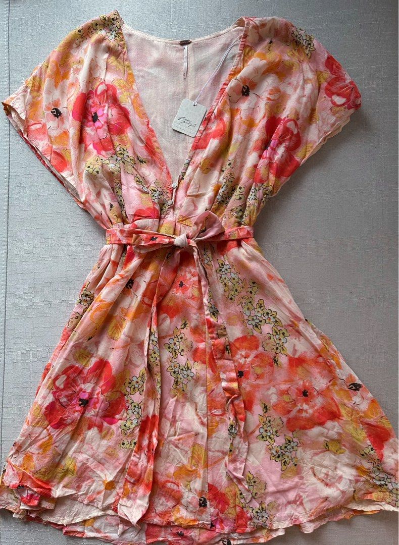 Free People Peach Dress Carousell